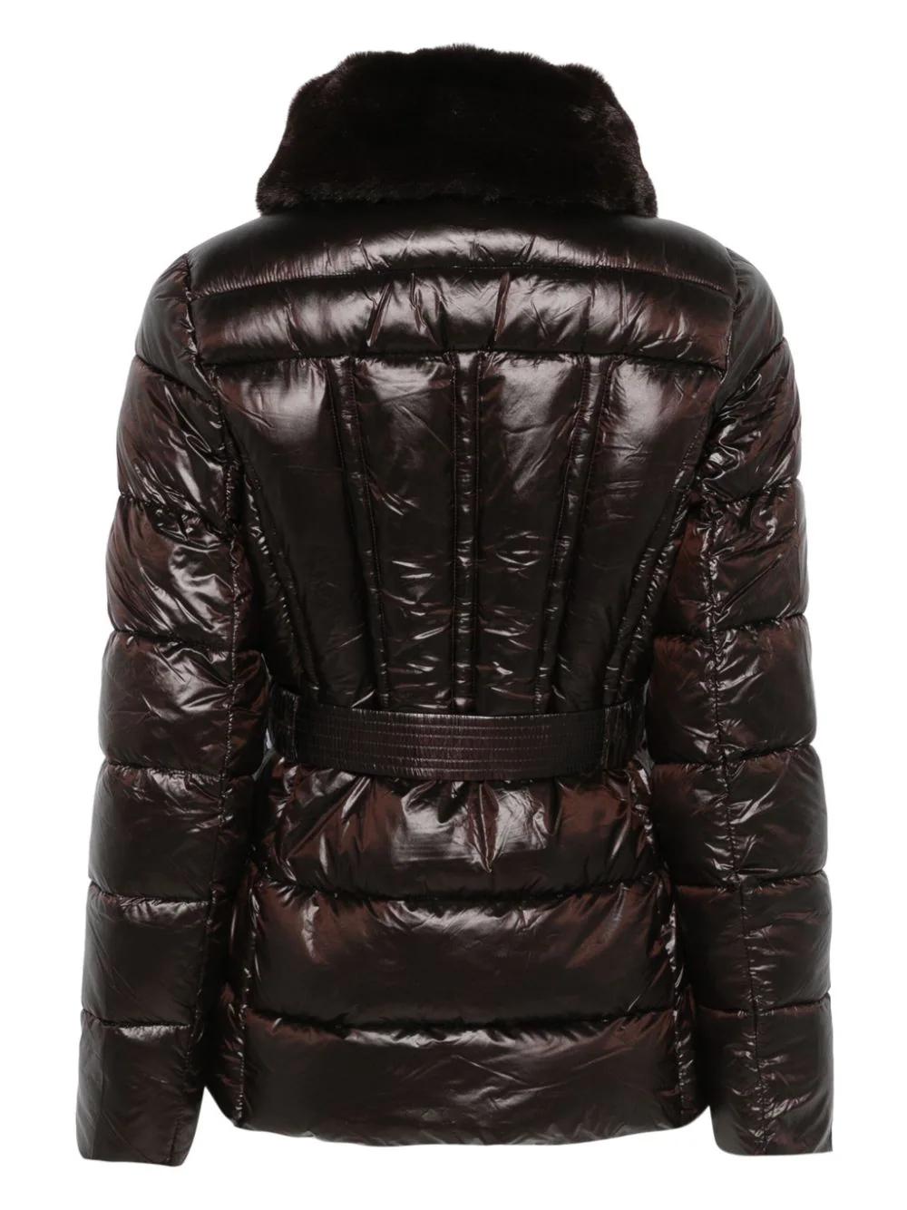 Chaquetón Michael Kors Acolchado Con Cuello Pelo