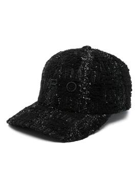 Gorra IRO Greb Tweed Glitter Negra