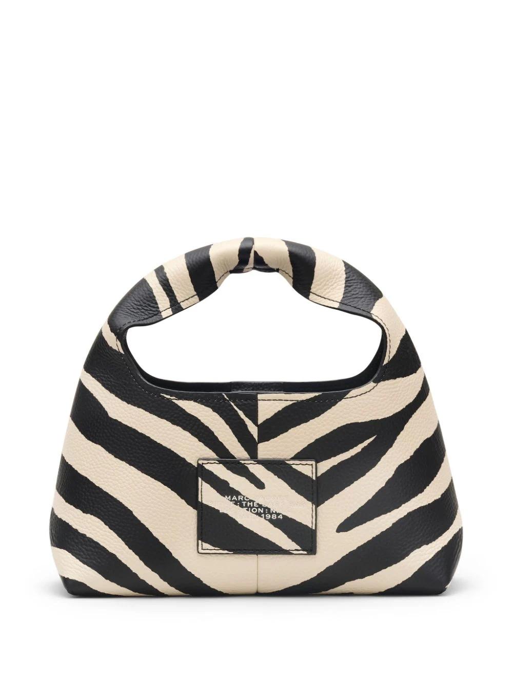 Bolso Marc Jacobs The Zebra Leather Mini Sack