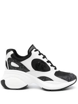 Sneakers Michael Kors Zuma Trainer Blanca y Negra