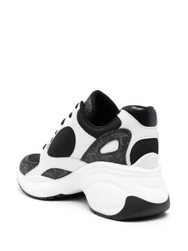 Sneakers Michael Kors Zuma Trainer Blanca y Negra