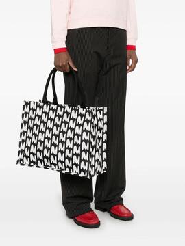 Bolso MSGM Monogram Printed Tote