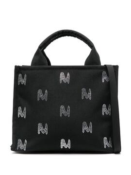 Bolso MSGM Small Monogram Sparkling Printed Tote