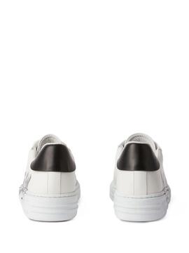 Sneakers MSGM Logo Print Blancas