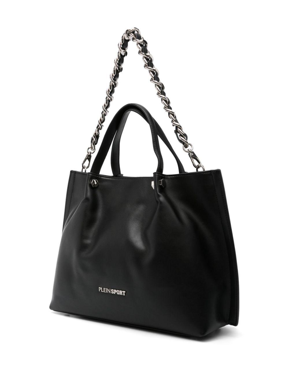 Bolso Plein Sport Tote Devon FW24 Negro