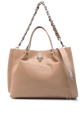 Bolso Plein Sport Tote Devon FW24 Beige