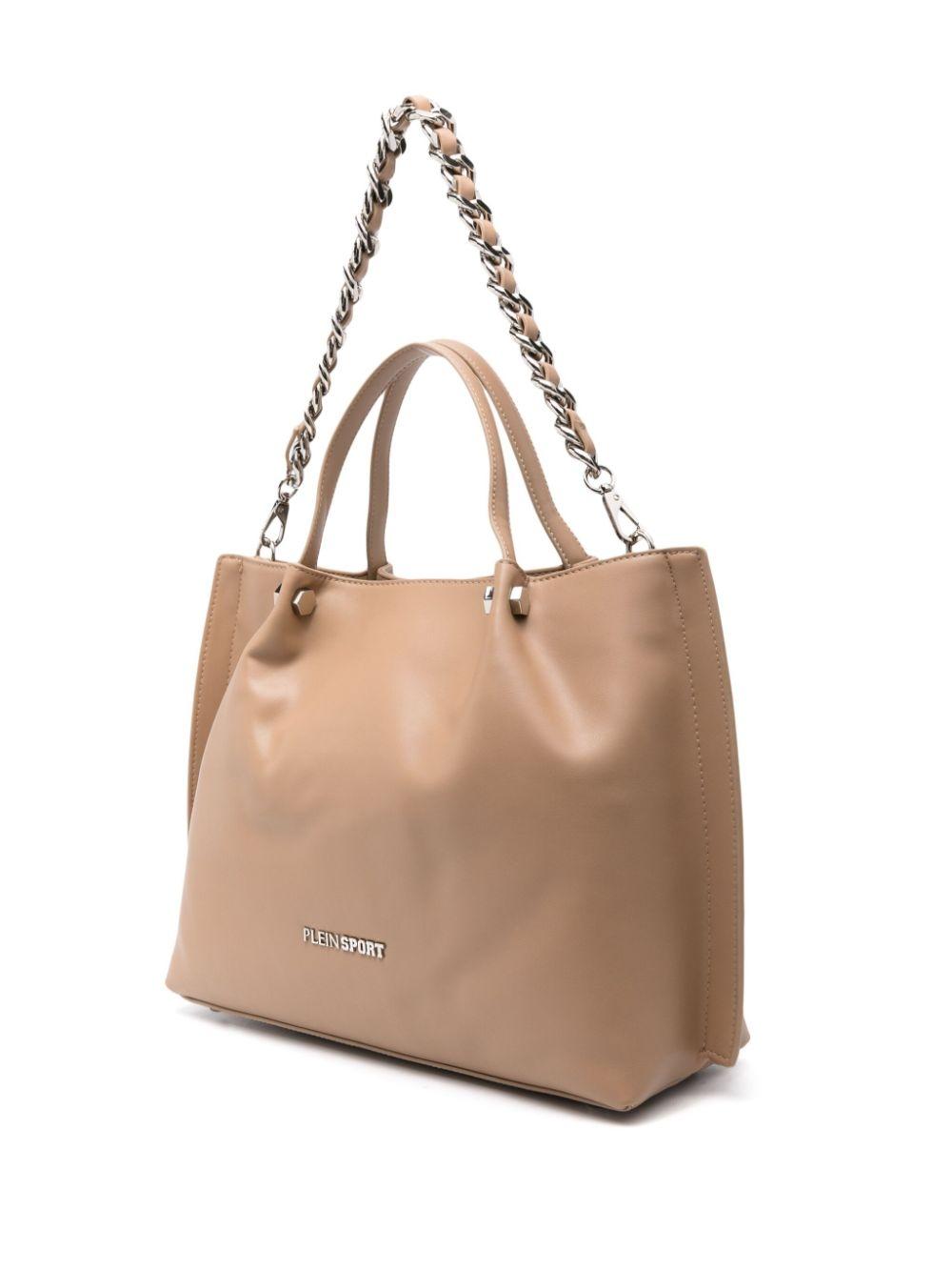 Bolso Plein Sport Tote Devon FW24 Beige