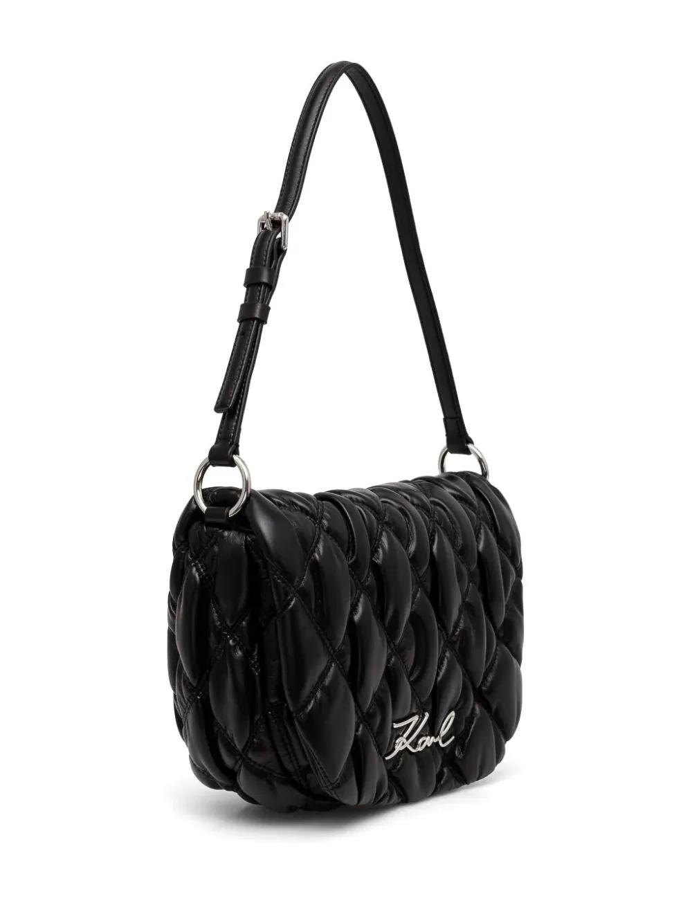 Bolso Karl Lagerfeld K/Sign Kuilt Crossbody Negro