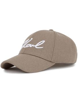 Gorra Karl Lagerfeld K/Signature Wool Cap Ash