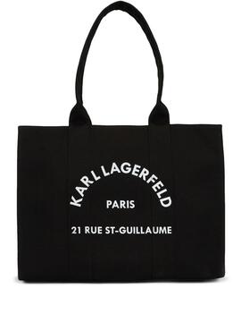 Bolso Karl Lagerfeld RSG Square Large Tote Negro