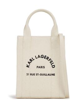 Bolso Karl Lagerfeld RSG Square Small Tote Natural