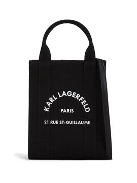 Bolso Karl Lagerfeld RSG Square Small Tote Negro