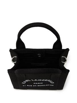 Bolso Karl Lagerfeld RSG Square Small Tote Negro