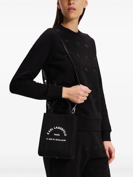 Bolso Karl Lagerfeld RSG Square Small Tote Negro