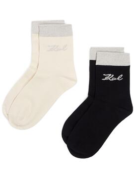 Calcetines Karl Lagerfeld K/Signature Lurex Socks