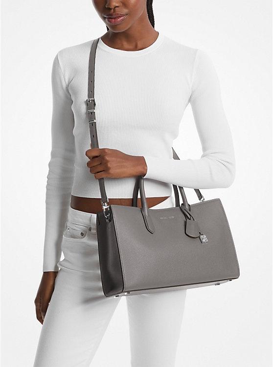 Bolso Satchel Scarlett Mediano gris