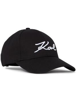 Gorra Karl Lagerfeld K/Signature Negra