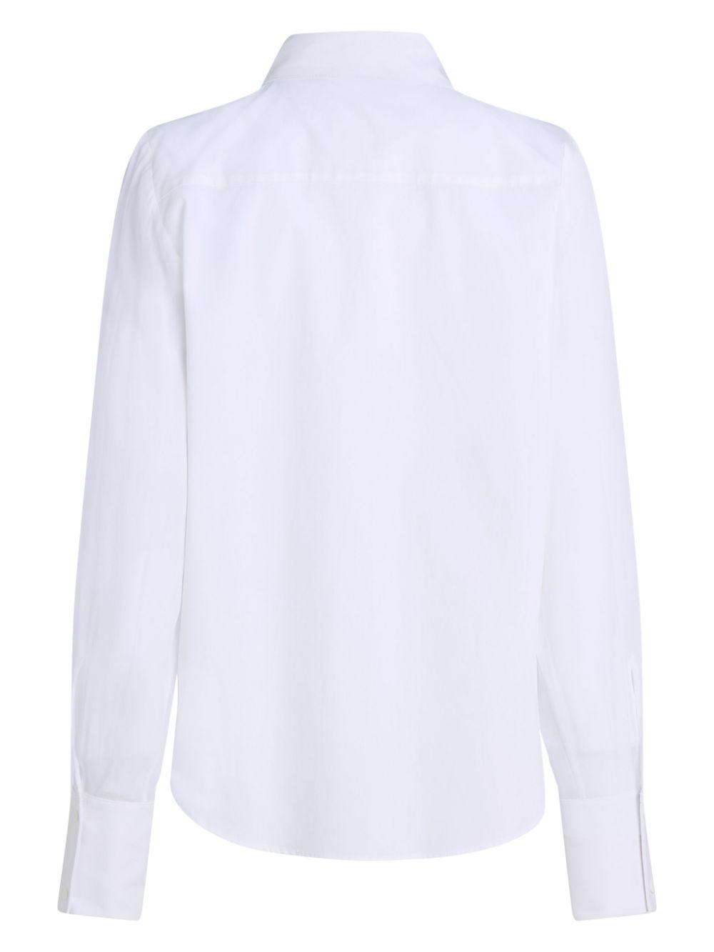 Camisa Karl Lagerfeld Snap Poplin Blanca