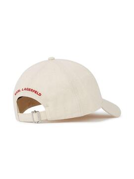 Gorra Karl Lagerfeld K/Hearts Cruda