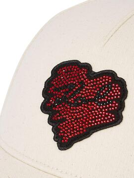 Gorra Karl Lagerfeld K/Hearts Cruda