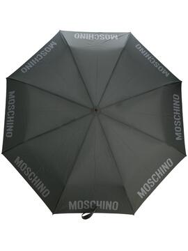 Paraguas Moschino Logo Pequeño  Gris