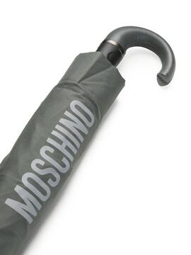 Paraguas Moschino Logo Pequeño  Gris