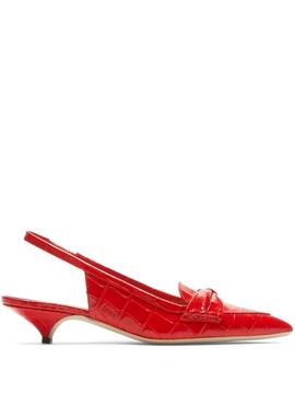 Slingback Nº21 Stampa Cocco Rojo