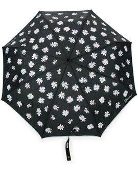 Paraguas Moschino Daisies Negro