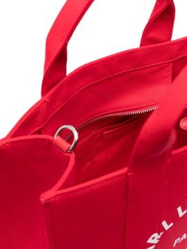 Bolso Karl Lagerfeld RSG Square Medium Tote Rojo