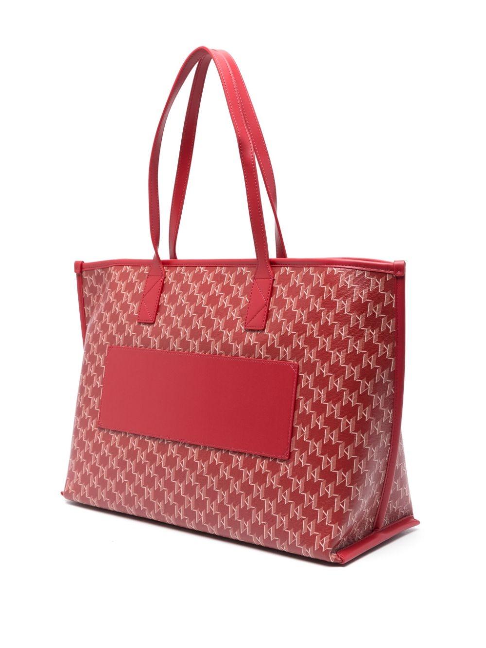 Bolso Karl Lagerfeld K/Voyage Tote Monogram Rojo