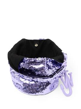 Bolso JW Anderson Mini Sequin Shopper Lila