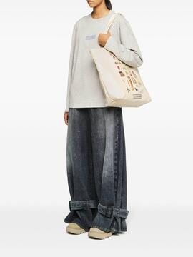 Bolso JW Anderson Diorama Canvas Tote Natural