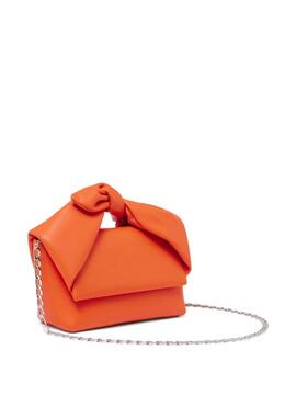 Bolso JW Anderson Bow Midi Twister Naranja