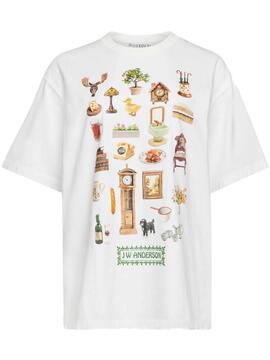 Camiseta JW Anderson Diorama Blanca