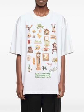 Camiseta JW Anderson Diorama Blanca