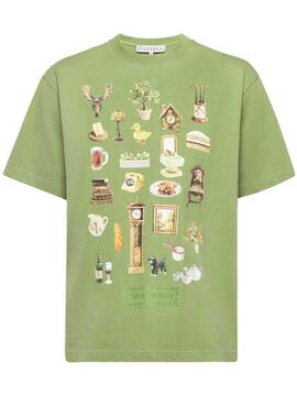 Camiseta JW Anderson Diorama Verde