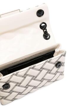 Bolso Kurt Geiger Mini Kensington Open White