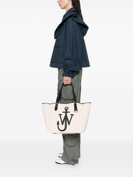 Bolso JW Anderson Anchor Belt Tote Blanco