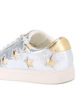 Sneaker Kurt Geiger Lane Star Plateada