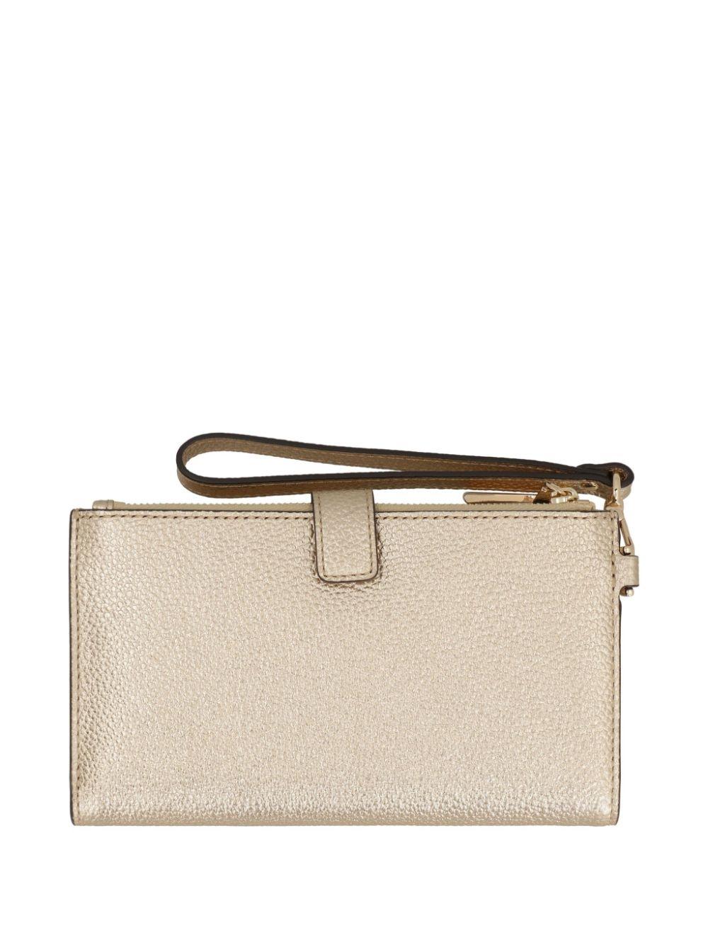 Cartera Michael Kors Jet Set Pale Gold