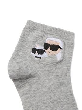 Calcetines Karl Lagerfeld K/Ikon Short Socks 3Pack