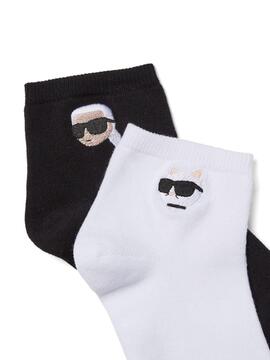 Calcetines Karl Lagerfeld K/Ikon Short Socks 3Pack