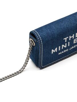 Bolso Marc Jacobs The Mini Bag Denim Dark Wash