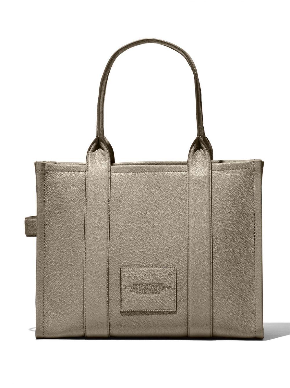 Bolso Marc Jacobs Large Leather Tote Cement