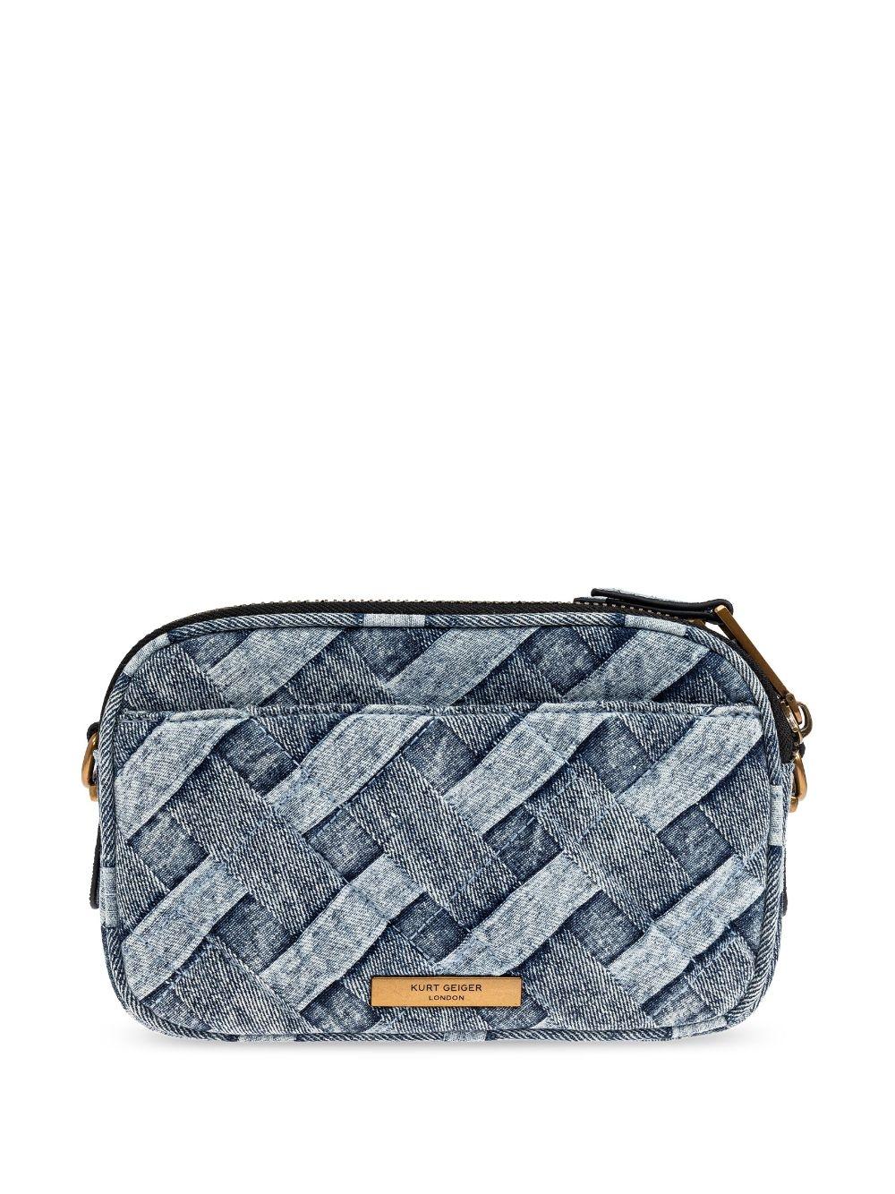 Bolso Kurt Geiger 2Zip Kensington Camera Denim