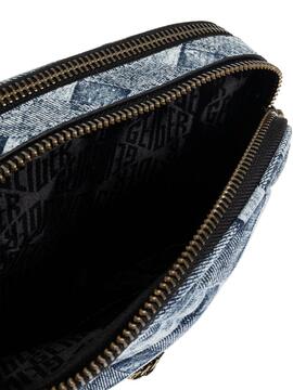 Bolso Kurt Geiger 2Zip Kensington Camera Denim