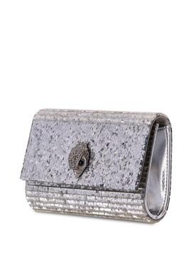 Bolso Kurt Geiger Party Eagle Clutch Plata