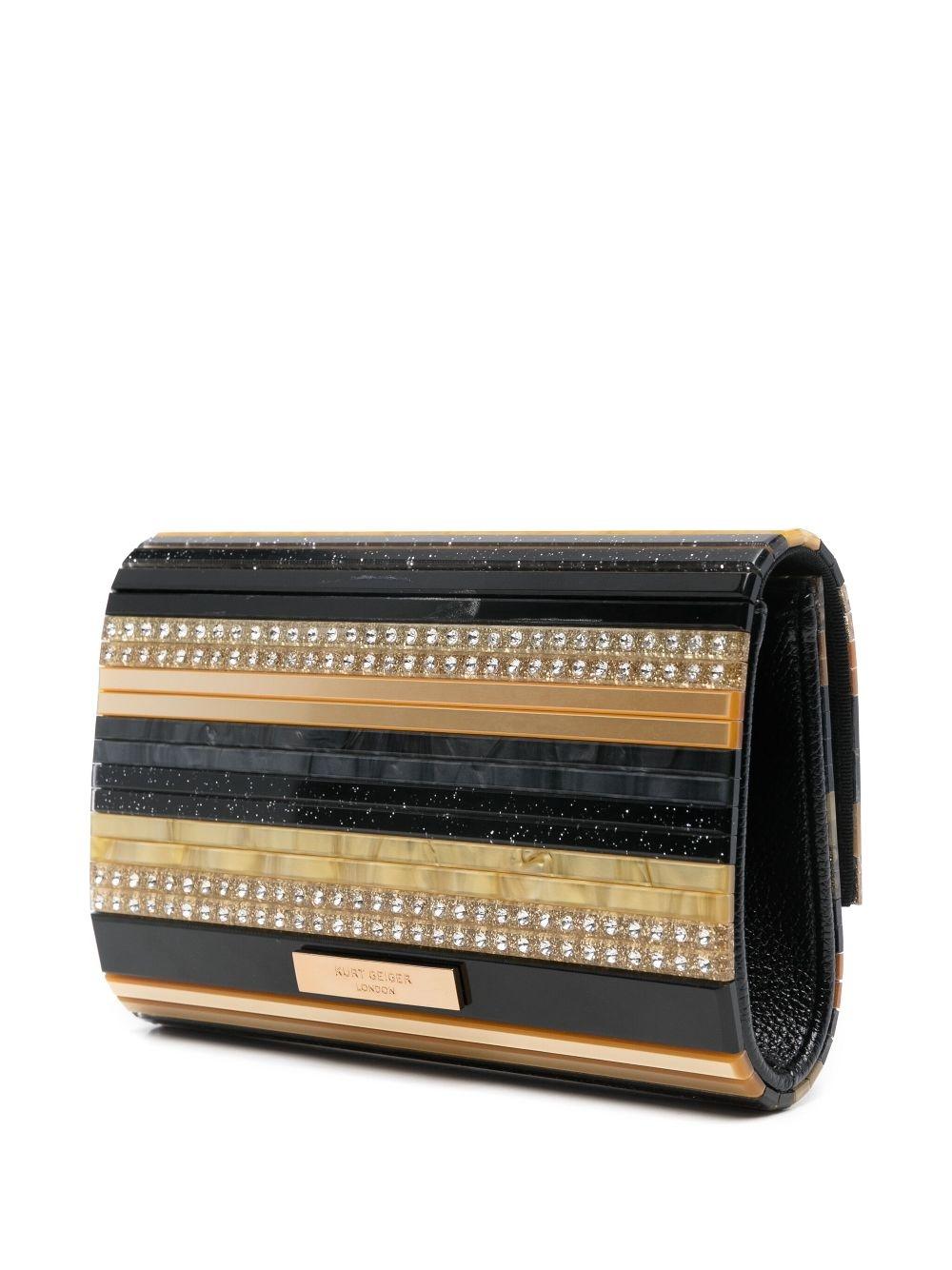 Bolso Kurt Geiger Party Eagle Clutch Dorado