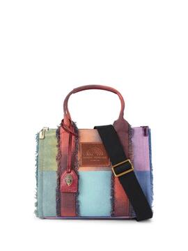 Bolso Kurt Geiger Small Southbank Tote Denim Multi