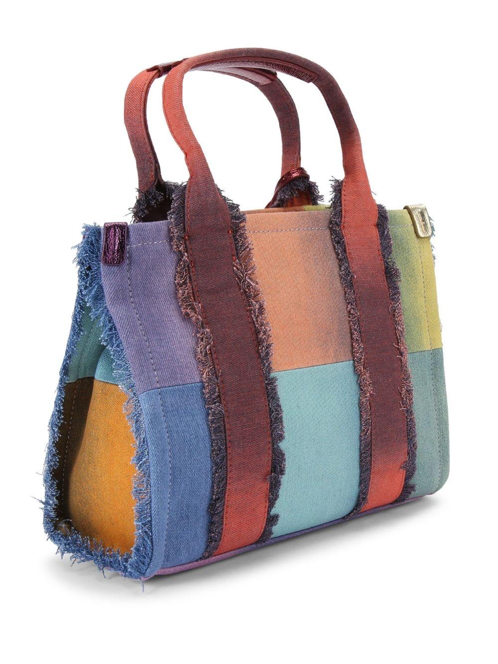 Bolso Kurt Geiger Small Southbank Tote Denim Multi